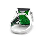 Turmalin Cocktailring 750er Weissgold Zert.