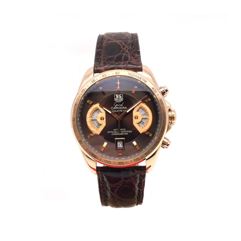 Tag Heuer Grand Carrera 750er Gold Full Set