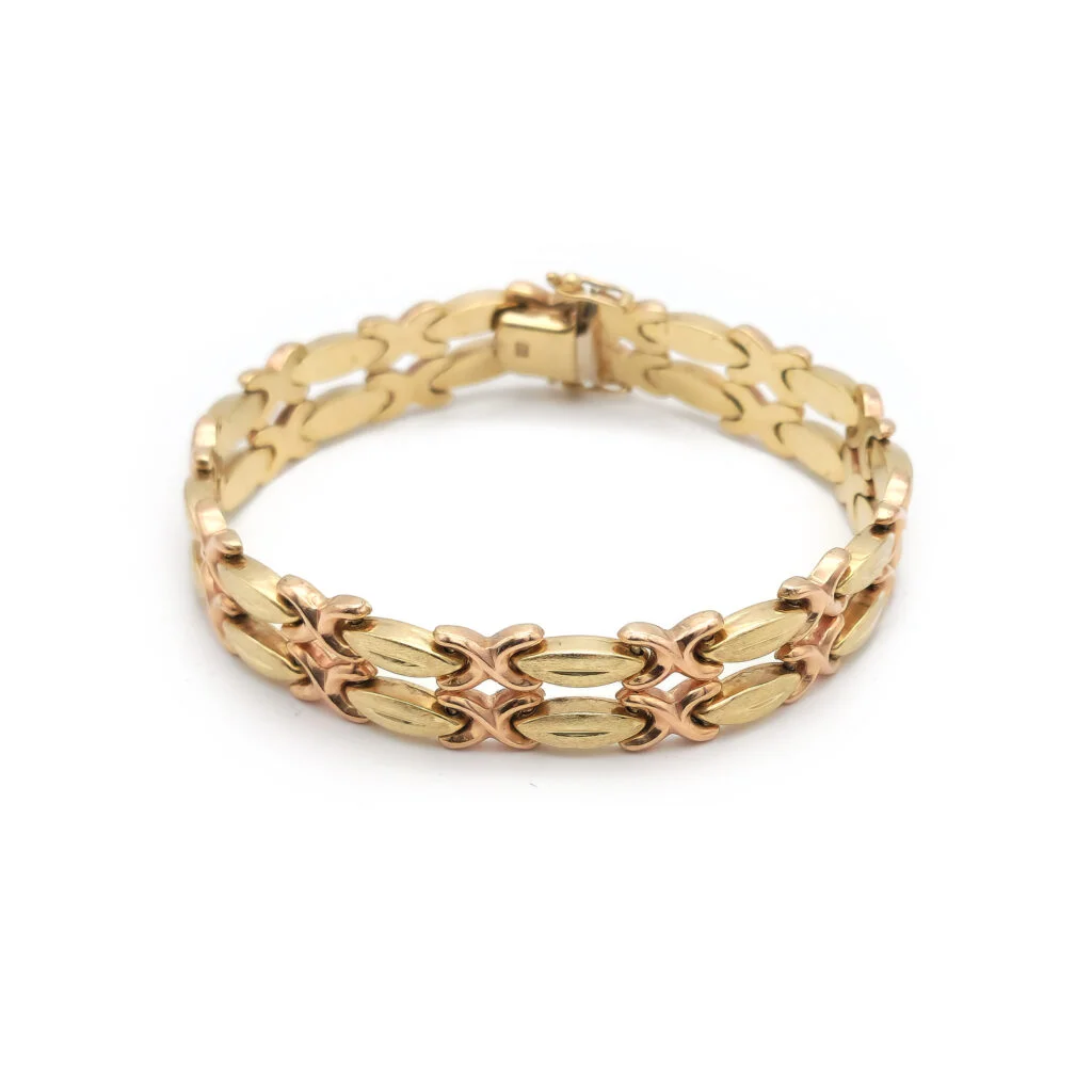 Breites Bicolor Armband