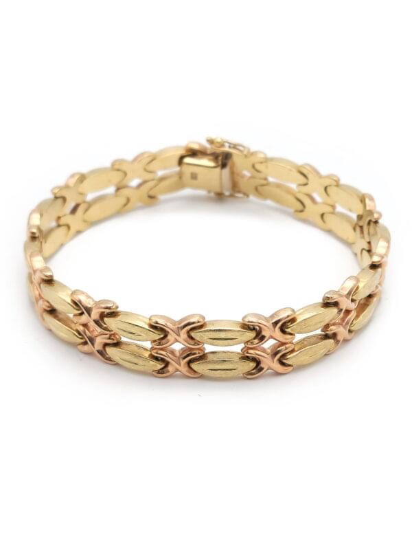 Breites Bicolor Armband