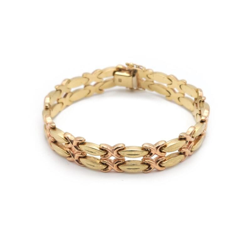 Breites Bicolor Armband 1 Breites Bicolor Armband