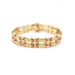 Breites Bicolor Armband