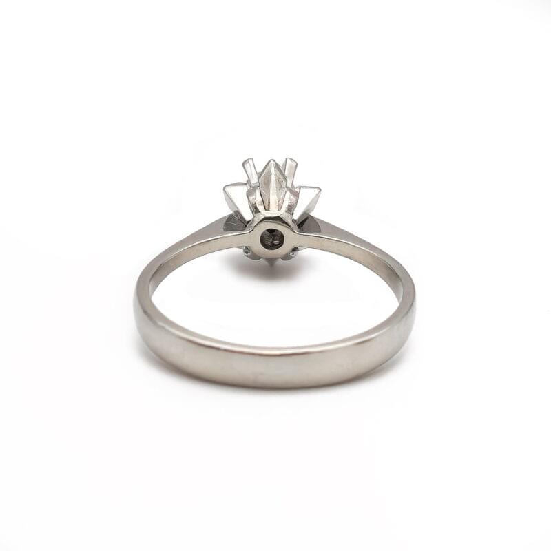 Retro Solitär Ring 4 Retro Solitär Ring