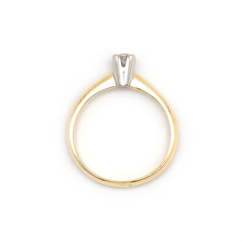 Solitär Ring in Bicolor 5 Solitär Ring in Bicolor