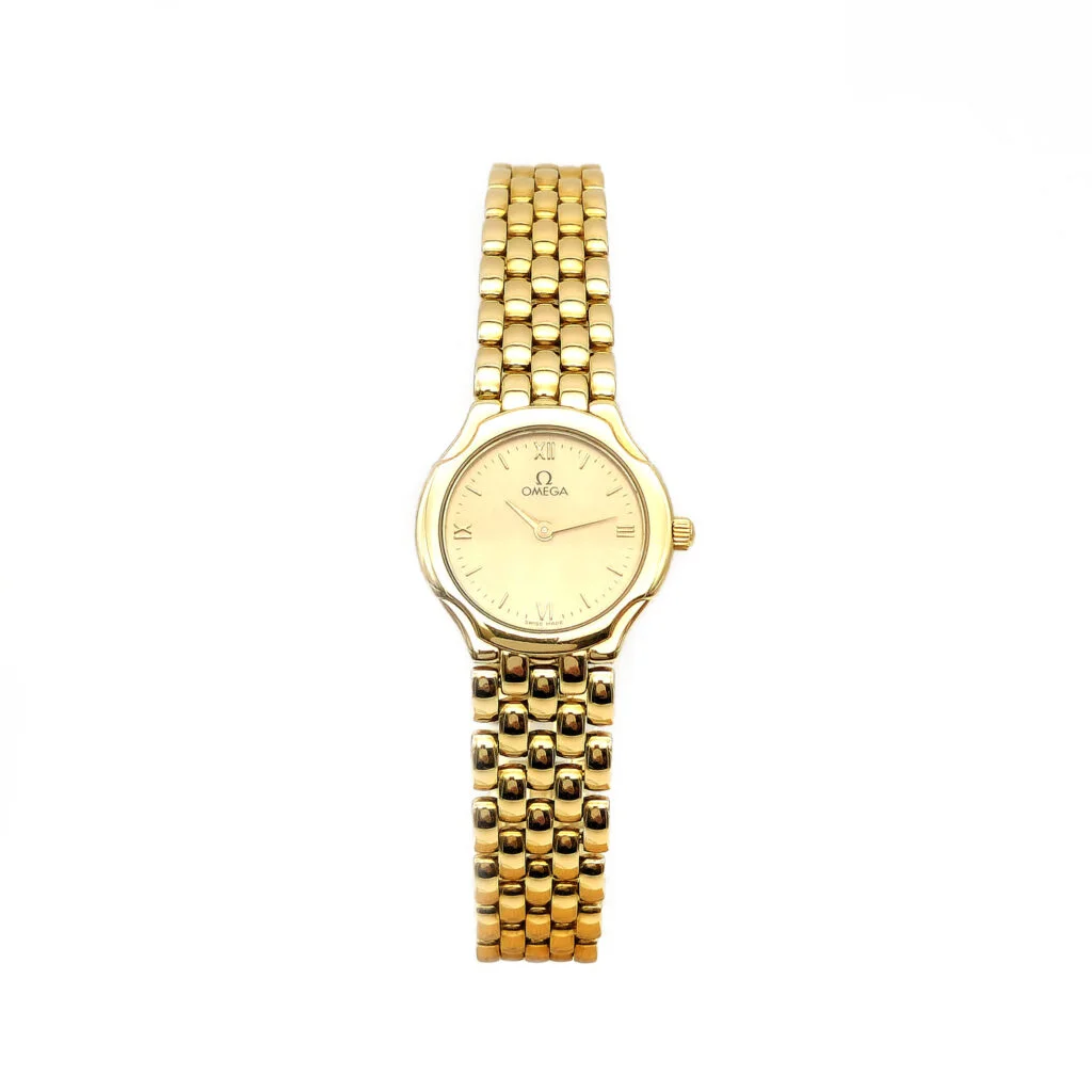 Omega De Ville Damenuhr Gold