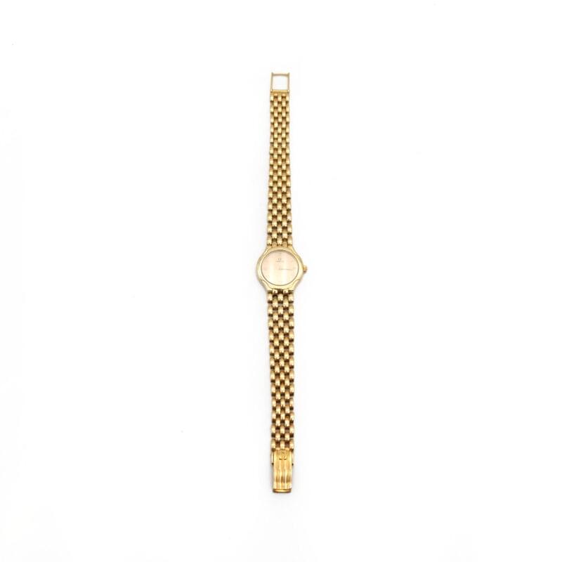 Omega De Ville Damenuhr Gold 2 Omega De Ville Damenuhr Gold