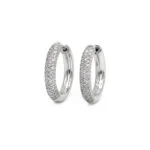 2 in 1 Diamant Creolen 0,52 Karat