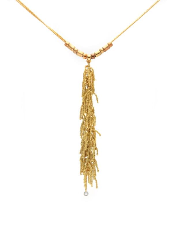 Orlandini Y Halskette aus 750er Gold