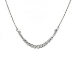 Vintage Diamantcollier in Weissgold