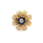 Retro Style Designerring in Bicolor