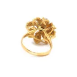 Retro Style Designerring in Bicolor