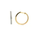 2 in 1 Diamant Creolen 0,26 Karat