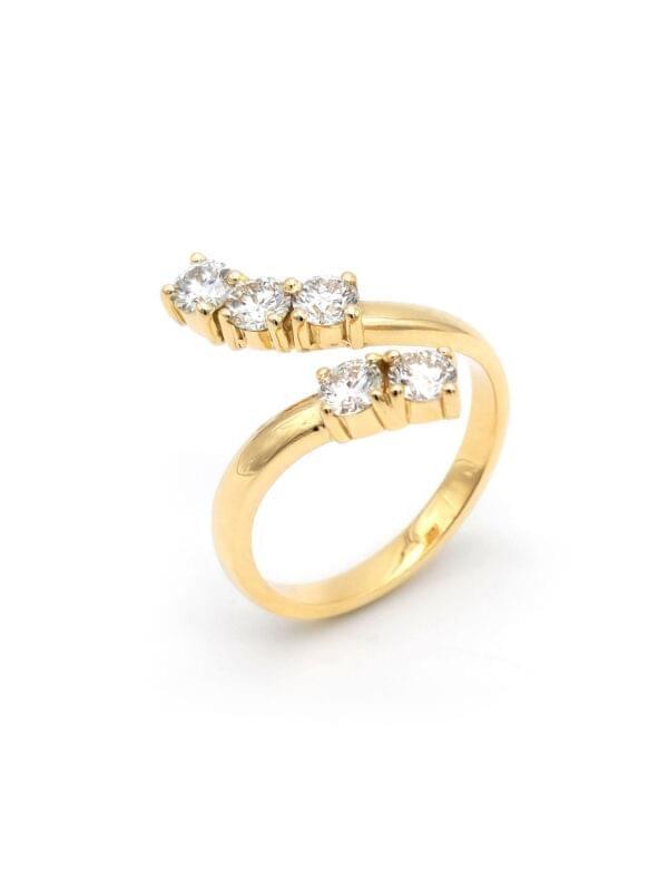 Memoire Ring Gelbgold 1 Karat