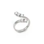 Memoire Ring Weissgold 1 Karat