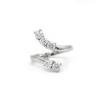 Memoire Ring Weissgold 1 Karat