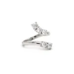 Memoire Ring Weissgold 1 Karat