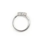Memoire Ring Weissgold 1 Karat