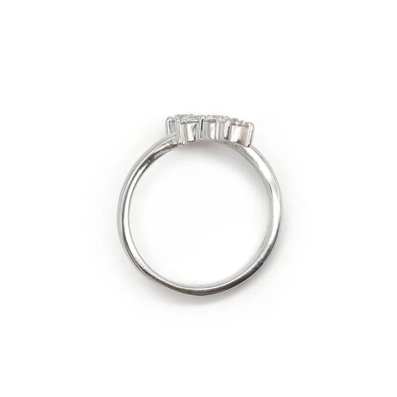 Memoire Ring Weissgold 1 Karat