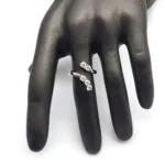 Memoire Ring Weissgold 1 Karat