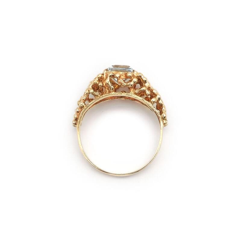 Vintage Aquamarin Ring 5 Vintage Aquamarin Ring