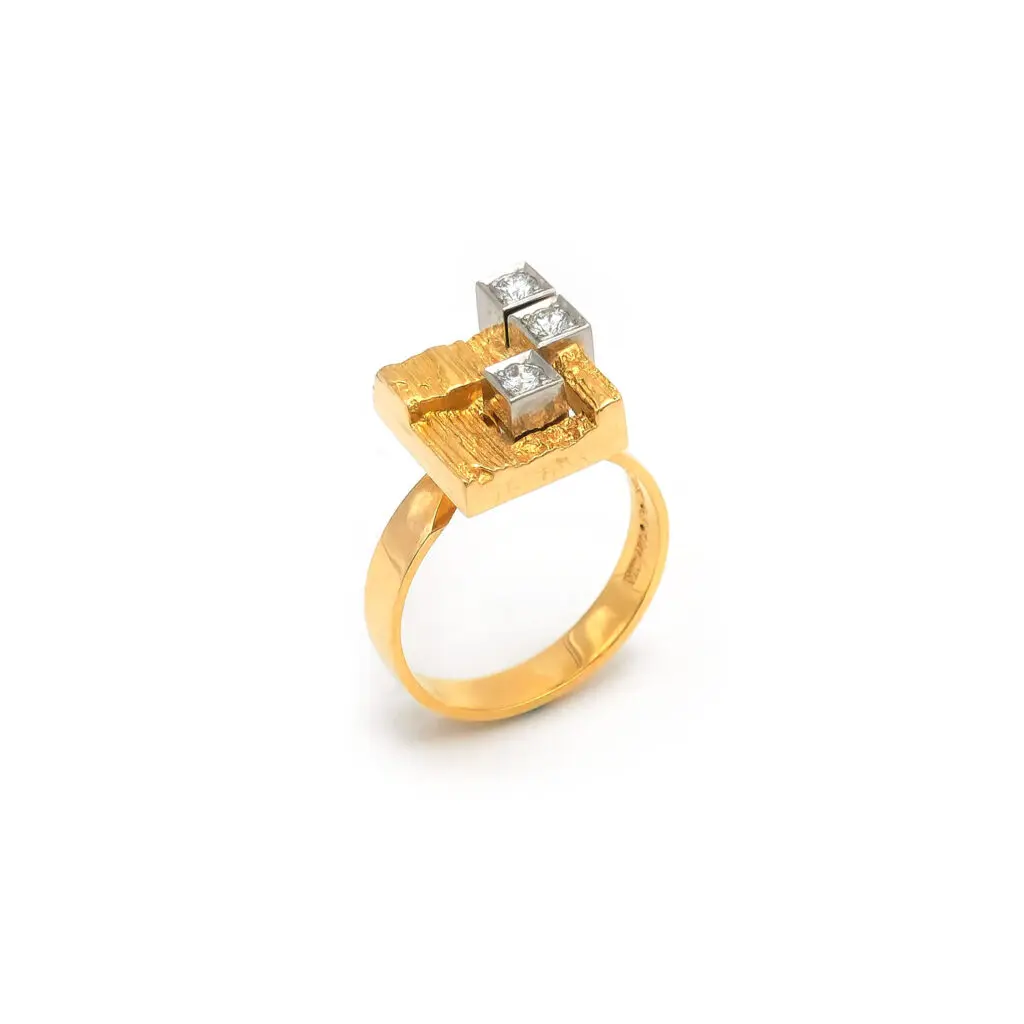 Lapponia Ring Diamantenstadt Weckström Finnland