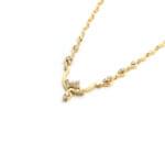 Diamantcollier in Gelbgold massiv