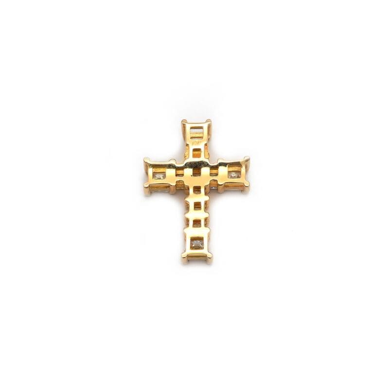 Edles Kreuz in 750er Gelbgold 5 Edles Kreuz in 750er Gelbgold