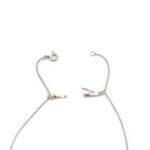 Art Deco Collier mit Diamanten in Platin auf Gold