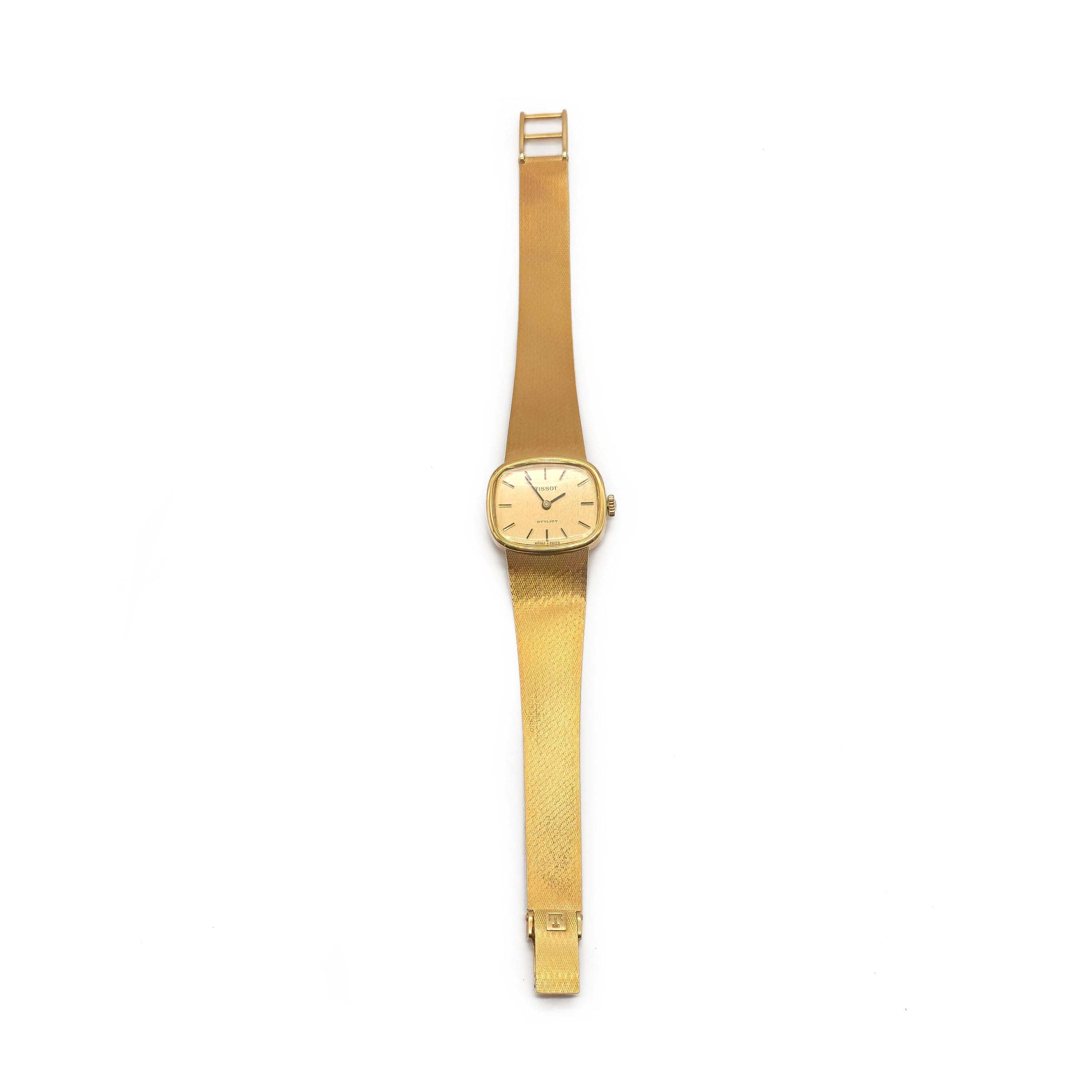 18k Gold Tissot Uhren Herren Gold 18k Gold Watch Goldene Tissot Damenuhr  Tissot Uhren Damen Gold