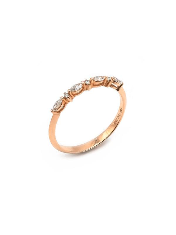 Memoire Ring Rosegold 0,21 Karat