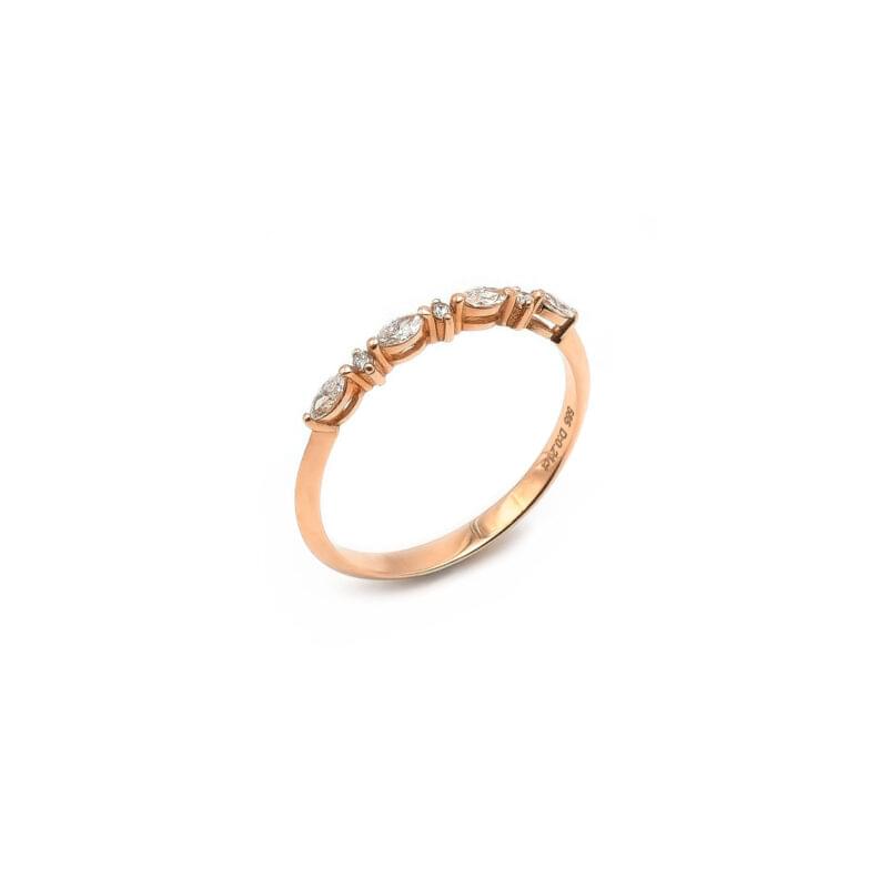 Memoire Ring Rosegold 0,21 Karat