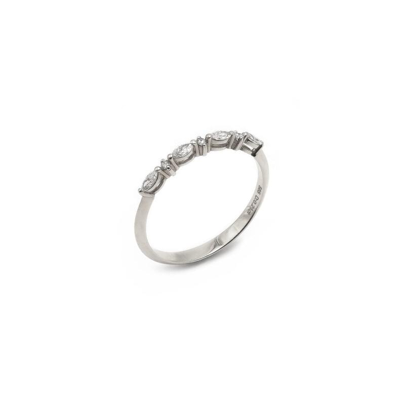 Memoire Ring Weissgold 0,21 Karat 6 Memoire Ring Weissgold 0,21 Karat