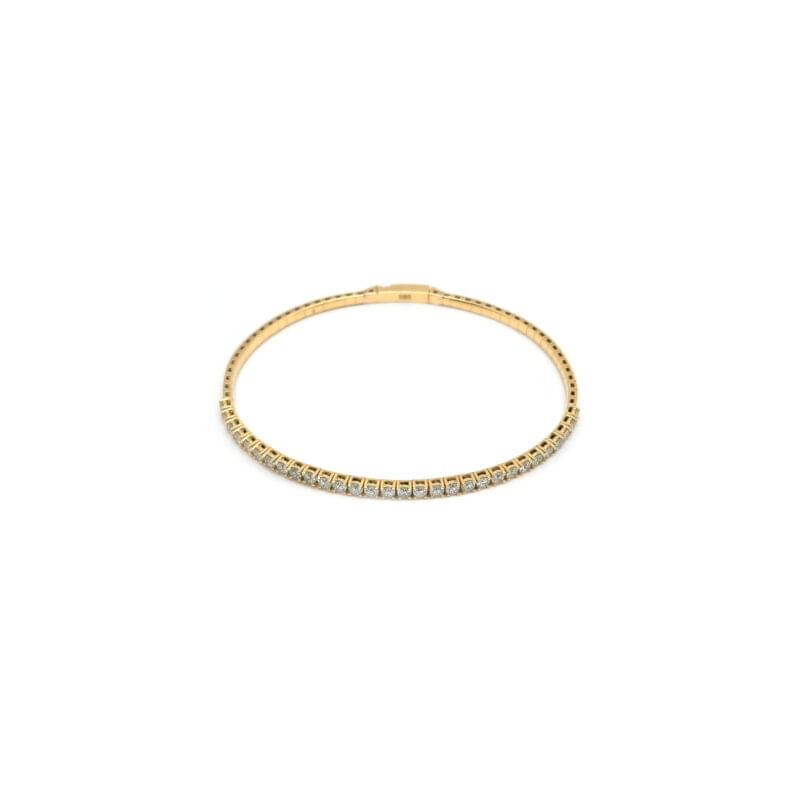 Flex Diamantarmband 1,77 Karat Gelbgold 1 Flex Diamantarmband 1,77 Karat Gelbgold
