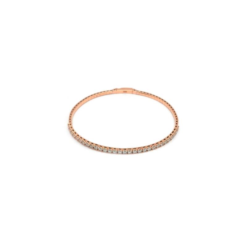 Flex Diamantarmband 1,77 Karat Rosegold