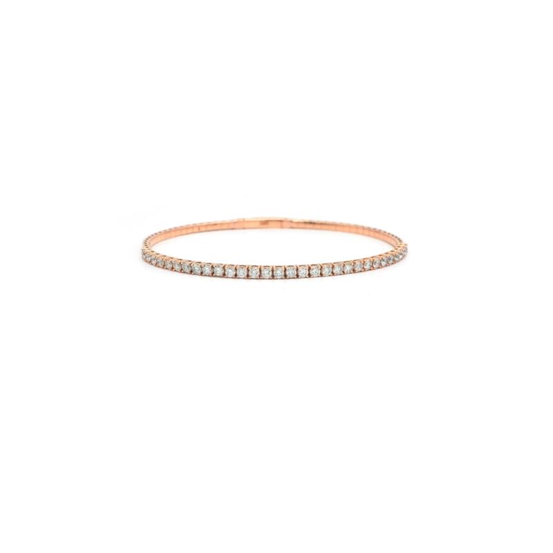 Flex Diamantarmband 1,77 Karat Rosegold