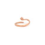 Offener Diamantring 0,2 Karat Rosegold