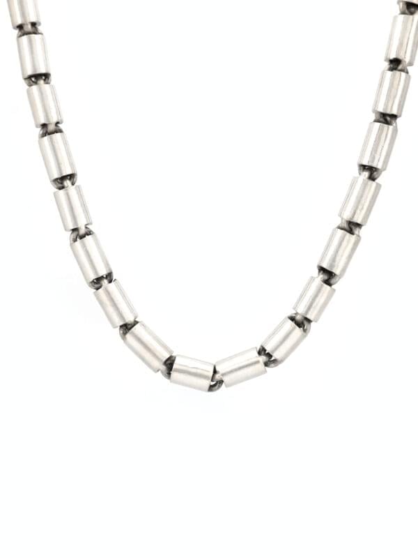 Tonnenglieder Kette aus Silber