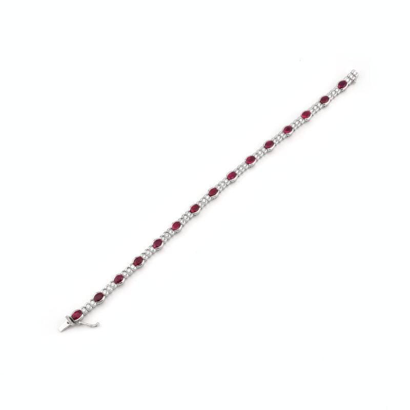 Diamant Armband von Giorgio Visconti mit Rubin