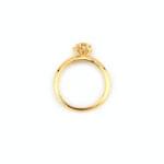 Romantischer Diamantring 0,75 Karat Gelbgold HRD