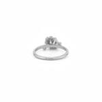Romantischer Diamantring 1,53 Karat Weissgold IGI