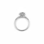 Romantischer Diamantring 1,53 Karat Weissgold IGI