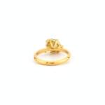 Romantischer Diamantring 2,14 Karat Gelbgold IGI