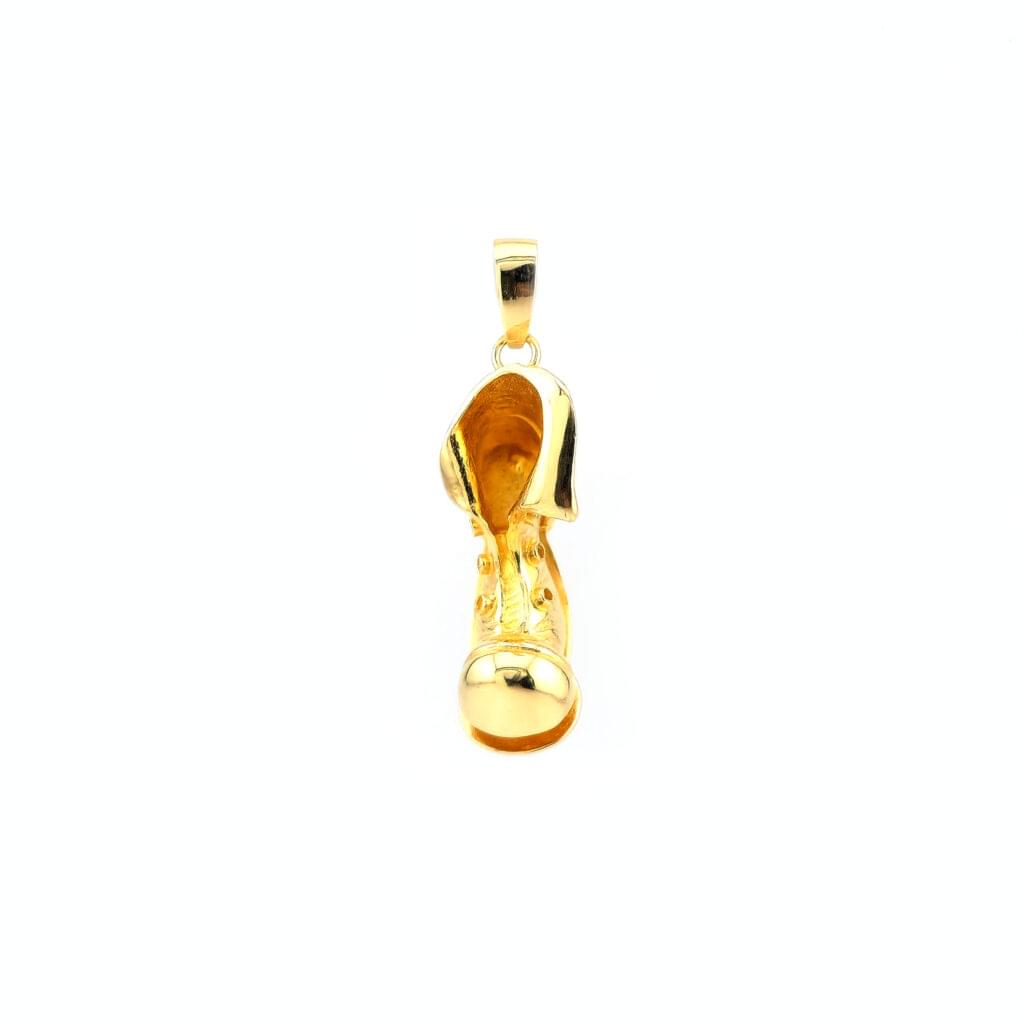 Vagabund Schuh Anhänger 585er Gelbgold