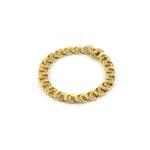 Massives Garibaldi Armband aus 585er Gelbgold