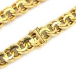 Massives Garibaldi Armband aus 585er Gelbgold