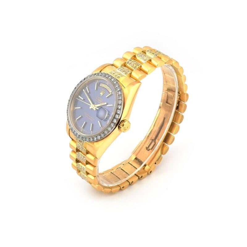ROLEX Day-Date Diamant 36 mm 750er Gold Ref. 18038