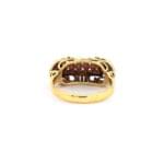 Prunkvoller 585er Gelbgold Ring mit Diamant