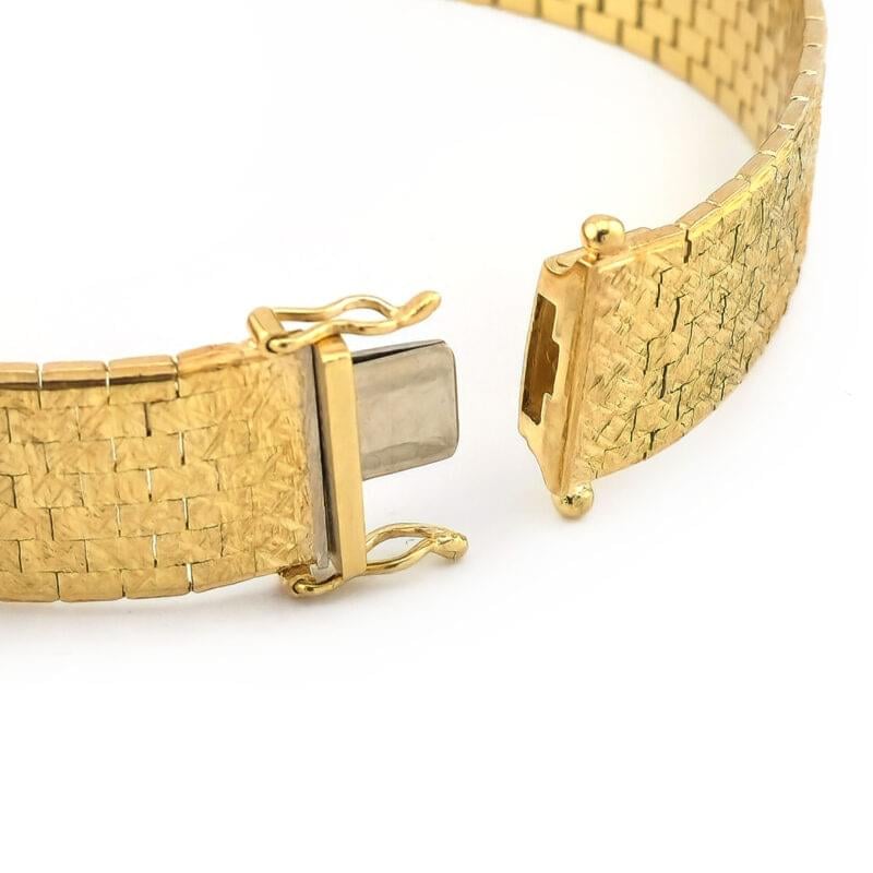 Breites Fantasy Gliederarmband 585er