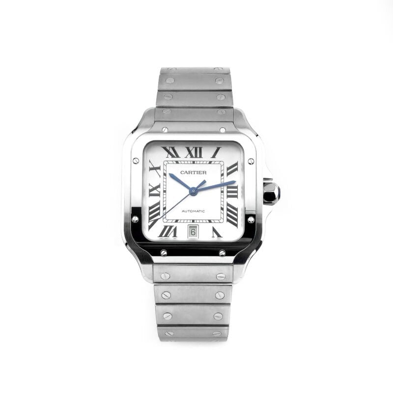 CARTIER Santos Grosses Modell WSSA0018 Full Set 1 CARTIER Santos Grosses Modell WSSA0018 Full Set