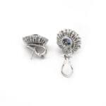 Saphire Ohrringe 750er mit ca. 3,8 Karat Diamanten
